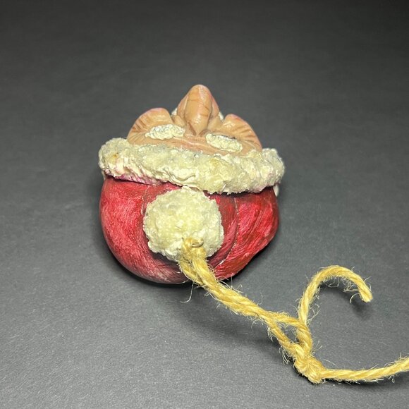 Vintage 1998 Signed Handcrafted Resin Real Nautical Shell Christmas Ornament - Picture 4 of 8